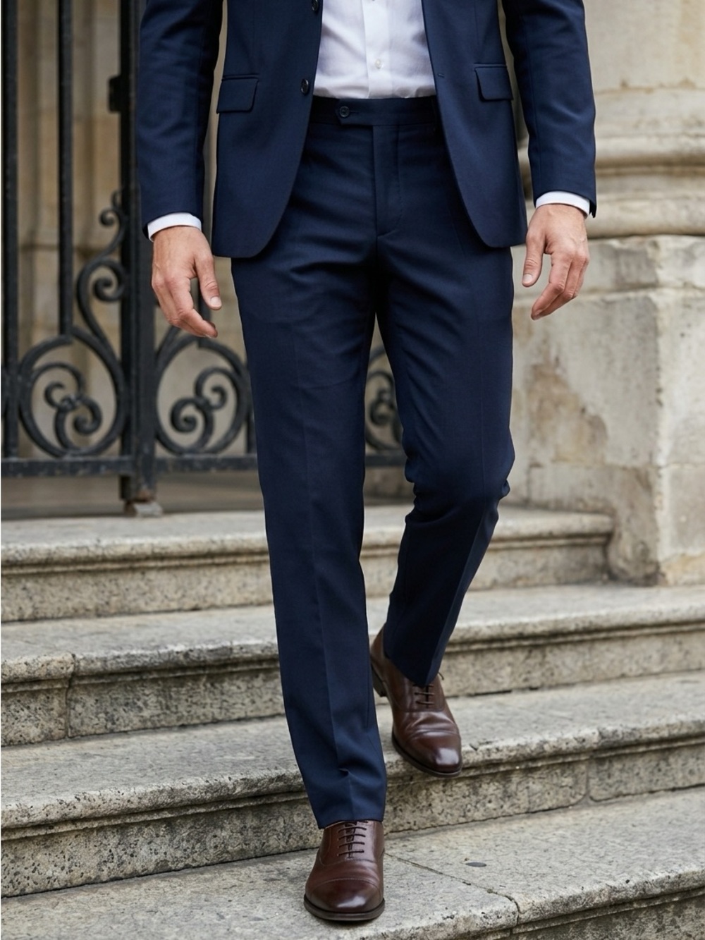 Haggar Men's Navy Dress Pants